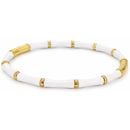 Bracelet Bambou Blanc -...