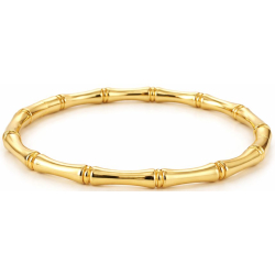 Bracelet Bambou Dorée - Acier inoxydable