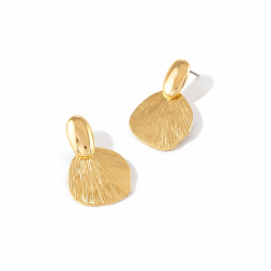 Boucles d'oreilles Coquillage -  Acier Inoxydable