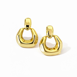 Boucles d'oreilles Gio -Dorée - Acier Inoxydable