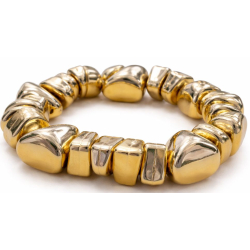 Bracelet Solea Dorée -Résine finition brillante