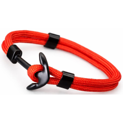 Bracelet Ancla Rouge Homme-...